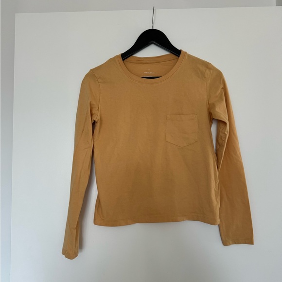Everlane Bundle of 2 Organic Cotton Long Sleeve Pocket T-Shirts - Picture 1 of 5